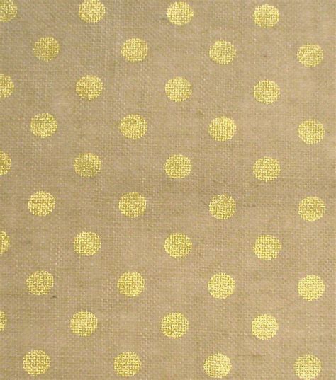 metallic gold dot burlap fabric|Metallic Gold Burlap .